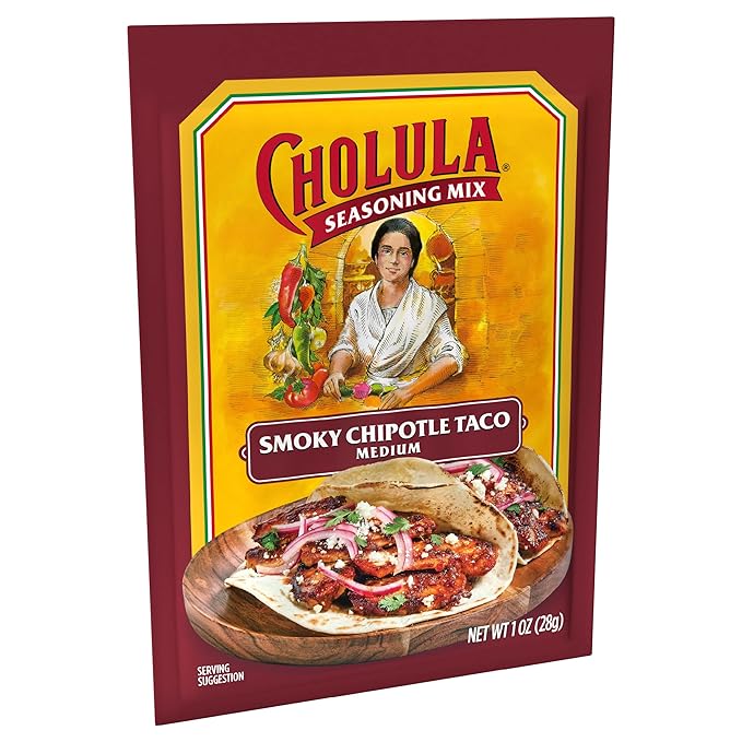 Cholula Smoky Chipotle Taco Seasoning Mix, 1 oz (Pack of 12)