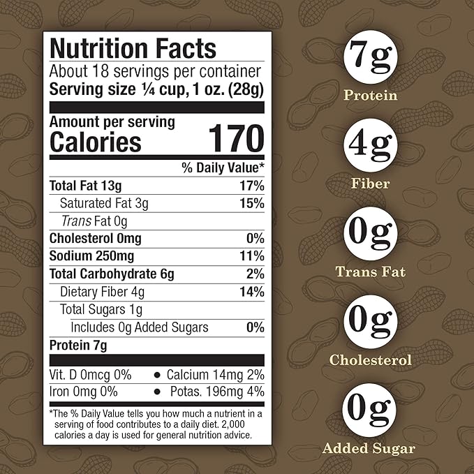 Virginia Diner Natural Virginia Honey Roasted & Siracha Xl Peanuts, Gourmet Non-Gmo Nuts, Premium Quality, Heart Healthy Snack 18oz
