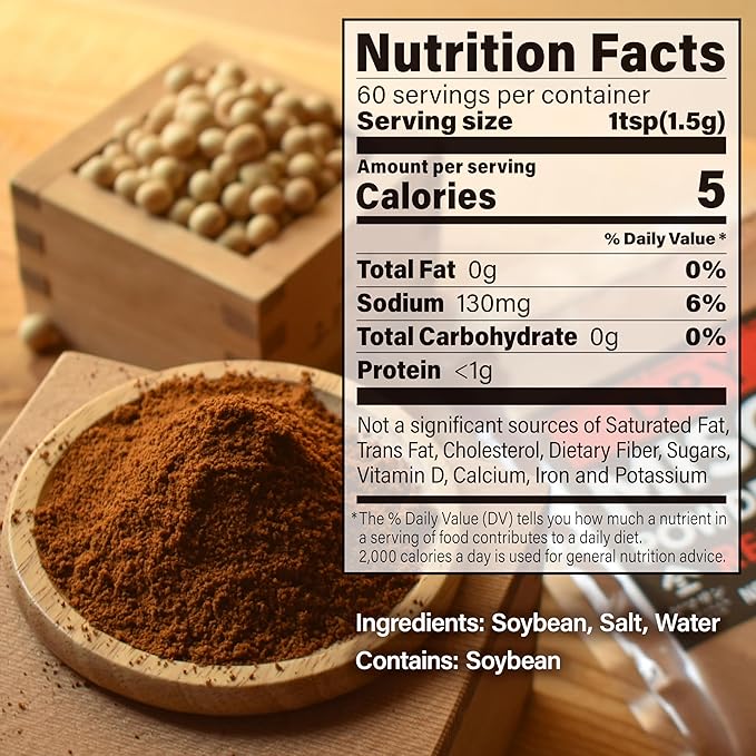 YAMASAN KYOTO UJI Japanese Dry Red Miso Seasoning, Freeze-Dried Red Miso Powder, Rich Flavor and Umami, No Additives, Vegan, Delicious Choice for Various Foods, Made in Japan 90g(3.17oz)