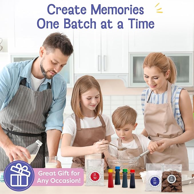 Baketivity x Duff Goldman Monster Cupcakes Kit - Cooking Set with Premeasured Ingredients, Decorating Supplies, STEM Activities - Perfect for Girls and Boys