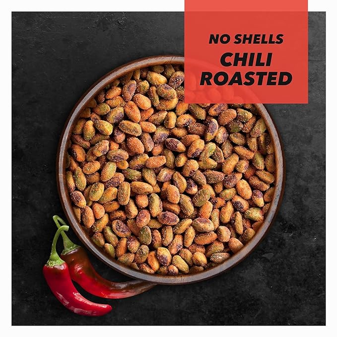 Wonderful Pistachios No Shells, 3 Flavors Mixed Variety Pack of 9 (0.75 Ounce), Roasted & Salted Nuts (4), Chili (3), Honey (2), Protein Snacks, Gluten Free, Pantry Staples, Healthy Snacks Variety Pack for Adults, Stocking Stuffers