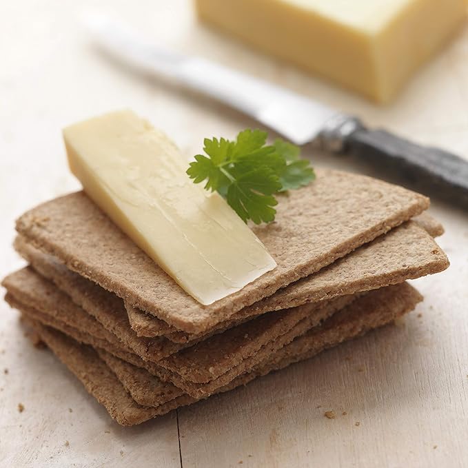 Stockan's Orkney Wholegrain Thin Oatcakes Gifting Tin - Traditional Scottish Savoury Biscuits Imported from Scotland - 3 Gifting Tins (2 Oatcake Packs in Each Tin)