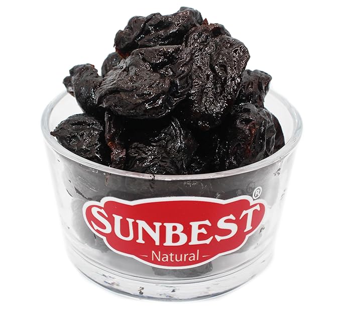 Sunbest Natural Jumbo Pitted Prunes – 5 lb Bulk Bag (80 oz) – Tender, Juicy & Nutrient-Rich Dried Prunes – High in Fiber & Antioxidants – Kosher Certified Dried Plums for Snacking & Cooking