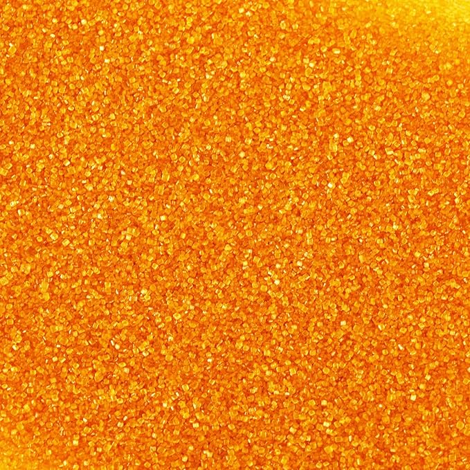 Kasvan Gold Sanding Sugar Sprinkles - Edible Sugar Crystals, Baking Cake Decorations, Ice Cream Toppings cupcake Decorating, Wedding Party Chirstmas Supplies, 85g/3.2oz