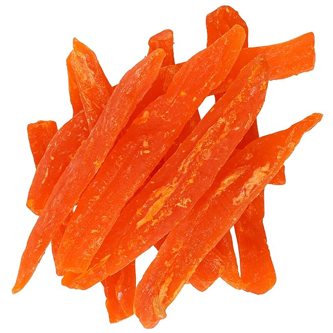 Dried Papaya Spears, 4 Pound Bag, The Hampton Popcorn & Candy Company