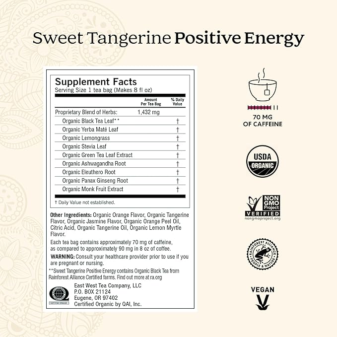 Yogi Tea Favorites Variety Pack - 16 Bags per Pack (6 Packs) - Organic Gift Box - Includes Sweet Tangerine Positive Energy, Honey Lavender Stress Relief, Bedtime & More