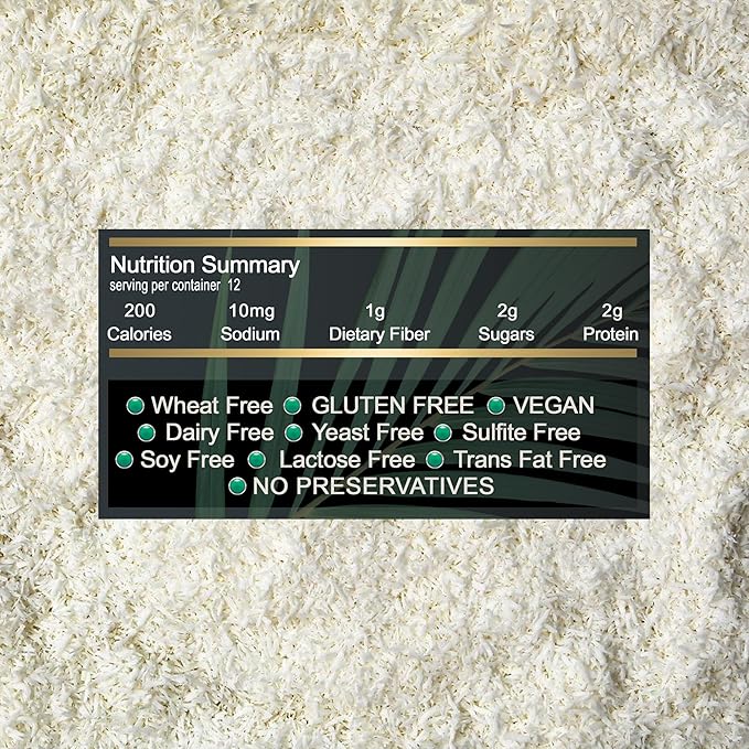 Golden Premium Quality Fine Coconut Macaroons - 12 oz (340 g) | Natural, No Additives, No Added Sugar | Resealable Pouch & Nutritious Snack | Perfect For Baking, Cooking & Smoothies