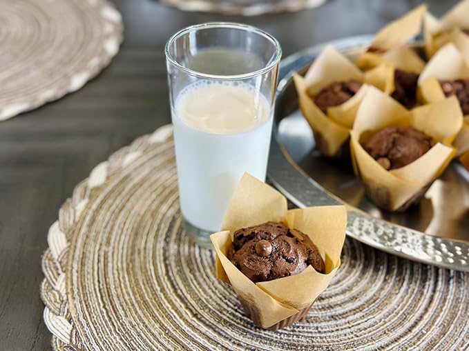 Molibake Chocolate Muffin Mix - Pack of 1 ??Premium Chocolate Muffins Baking Mix with Cocoa Powder and Real Chips for Home Oven and Maker ??14 oz ??Easy-to-Use Mix for Fluffy, Bakery-Style Homemade
