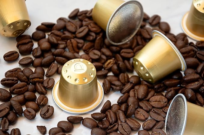Caffè Bomrad 100% Arabica | 0% Robusta | 100% Made in Italy | 10 Aluminum Coffee Capsules