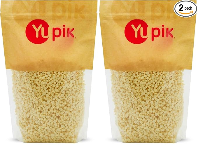 Yupik White Chocolate Chips, 2.2 lb (Pack of 2)