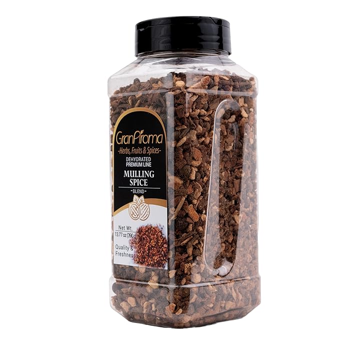 GranAroma Mulling Spice Blend, Sweet & Aromatic, Holiday Spice Blend, Potpourris & Teas (13.77 Ounce)