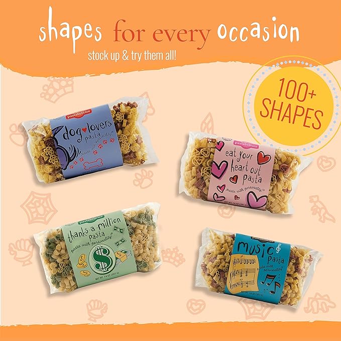 Pastabilities Vegan Mac and Cheese for Kids (& adults) - Under the Sea - Fun Shapes Sea Creatures, Family Size – Serves 4, Certified non GMO Pasta and Cheese Mix, Made in the USA, (6 Pack, 9 Oz)
