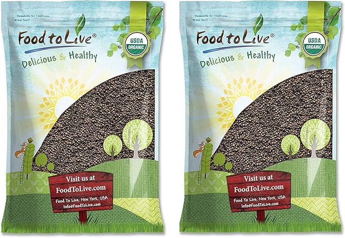 Food to Live Whole Black Pepper, 14 Pounds ??Kosher, Vegan, Bulk Spice. Strong Pungent Flavor. Rich in Minerals. Great for Spicing, Seasoning. Perfect for Grinder Refill.