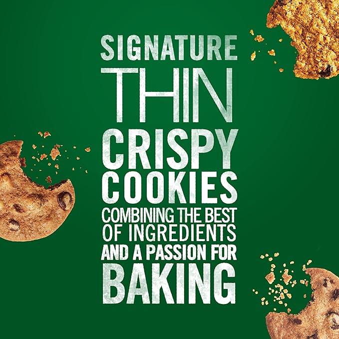 Tate's Bake Shop Variety Pack, Oatmeal Raisin , Chocolate Chip & Chocolate Chip Walnut, 3 - 7 oz Bags
