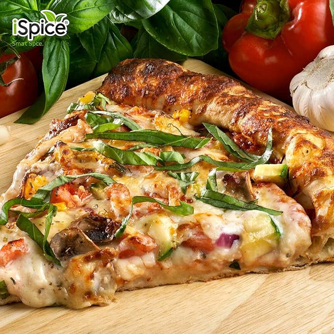 iSpice GARLIC PIZZA SEASONING | Pizza and Pasta Magic Seasoning Blend | Kosher Certificated | 7.7oz (219g