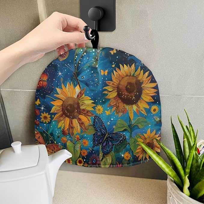 Insulating Tea Pot Cozies for Teapots Dust Proof Aesthetic Reusable Tea Pot Cover Warmth Keep Tea Kettle Protector Easy Storage