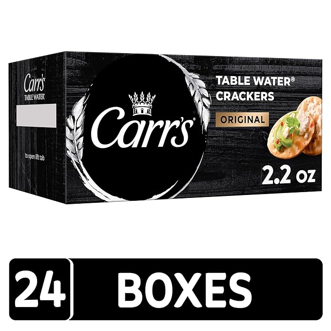 Carr's Table Water Crackers, Original, 2.2oz (24 Count)