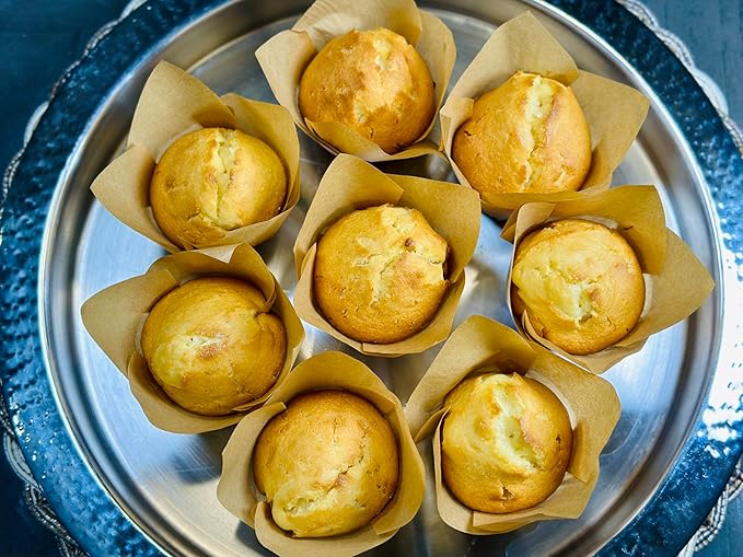 Molibake Vanilla Muffin Mix - Pack of 1 ??Premium Vanilla Muffin Baking Mix for Home Oven and Muffins Maker ??14 oz ??All-Natural Easy-to-Use Mix for Fluffy, Bakery-Style Homemade Muffins
