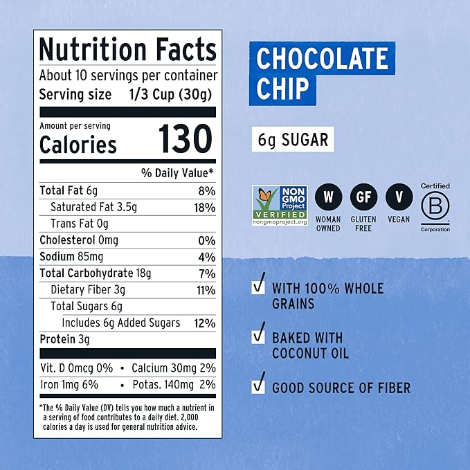 Purely Elizabeth Cookie Granola, Variety Pack, Gluten-Free, Non-GMO 11oz Bags