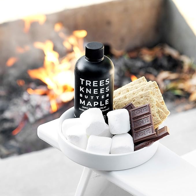 Trees Knees Butter Maple, Organic Maple Syrup with Sea Salt, Vegan, Gluten-Free, Paleo-friendly, Grade A Syrup Infused with Sweet and Savory Flavor (11.5 Ounce Bottle)