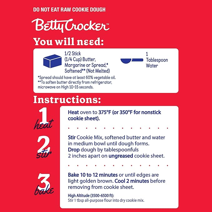 Betty Crocker Sugar Cookie Mix, Makes twelve (12) 2-inch Cookies, 6.25 oz. (Pack of 9)
