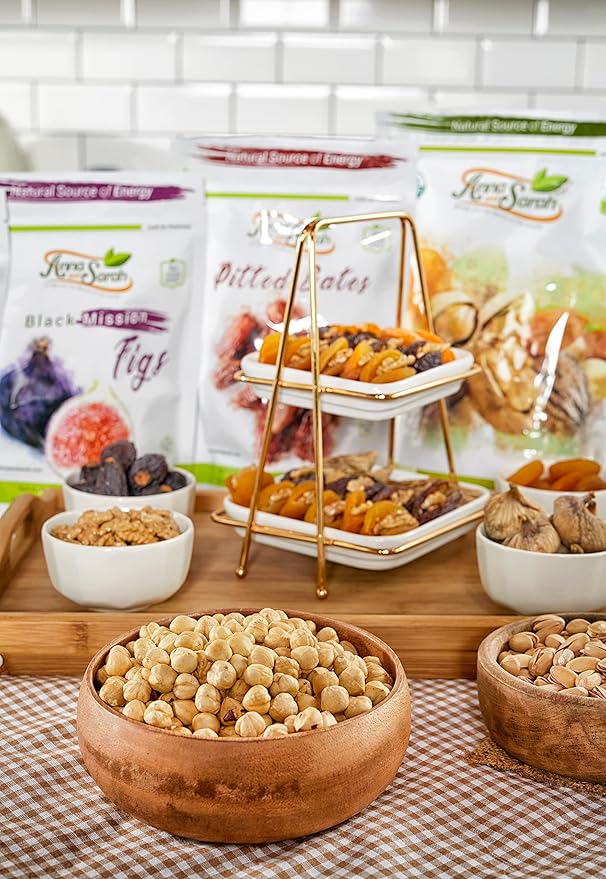 Anna and Sarah Crunchy Corn- Roasted and Salted -Natural Cravings - Original Toasted Corn Kernels Crunchy Snack in Reuseable Jar, 48 oz