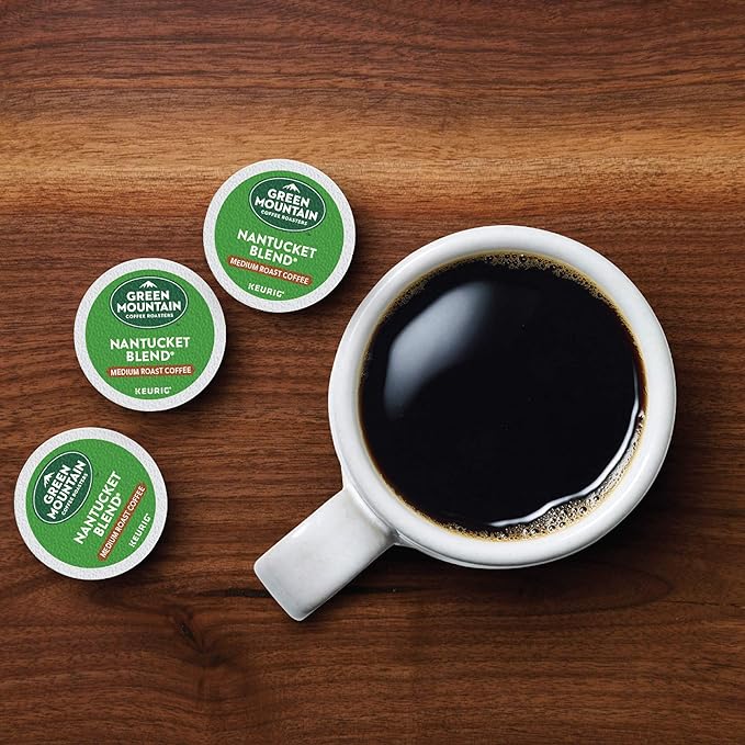 Green Mountain Coffee Roasters Nantucket Blend, Single-Serve Coffee K-Cup Pods, Medium Roast, 32 Count