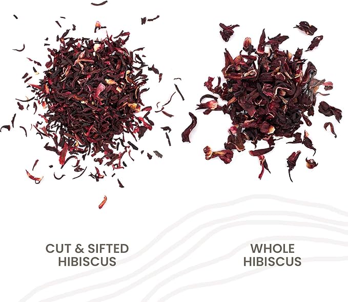 MagJo Naturals, Hibiscus Flowers 1LB (16 Oz) Hibiscus tea cut & sifted flowers, Flor de Jamaica