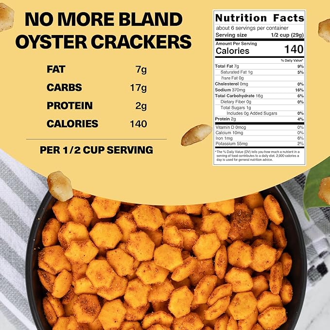 Wicked Minis Soup & Oyster Crackers - Saltine & Salted Flavored Mini Puffed Soup, Savory Snacking Mix, Seasoned Croutons Salad Toppers, Crackers for Chili 6oz (Chili Cheese, 1 Pack)