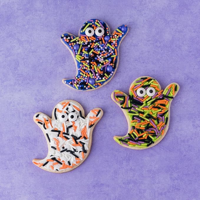 Sweets Indeed Candy Eyeballs, Edible Eyes, Halloween Sprinkles, Perfect for Cake Decorations, Baking, Ice Cream, Cookies, Cupcake Topper 2.92 ounces