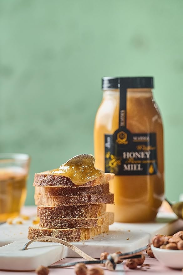 HONIGMA® Marma Wildflower Honey | Authentic Raw Honey from Ukraine | 100% Pure & Unpasteurized | 1000g/35.2oz | May Arrive Crystallized or Partially Crystallized | Pack of 1