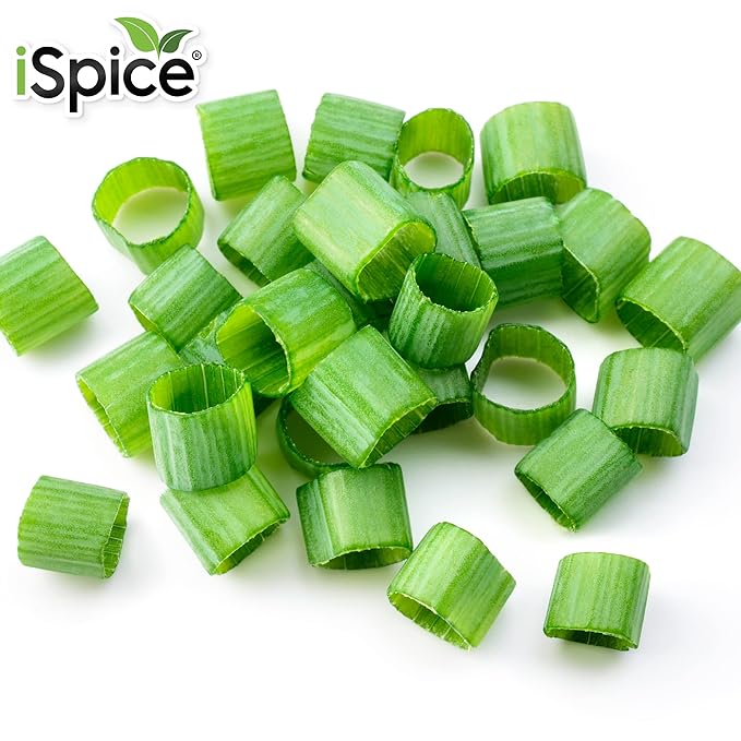 iSpice PREMIUM FRAGRANT CHOPPED CHIVES | Pure and Fresh, Aromatic |Essential Kitchen Herbs |0.60 oz (17g)