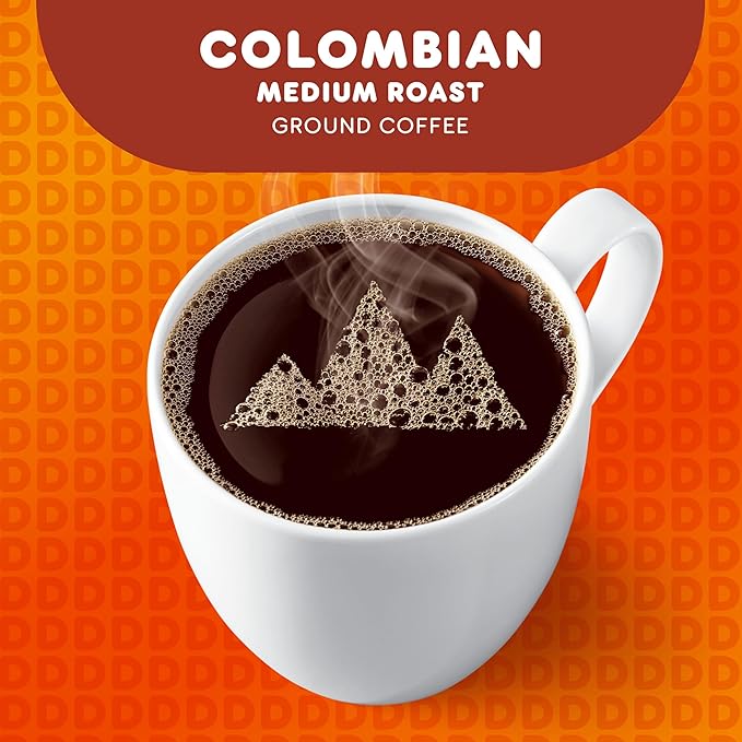 Dunkin' Colombian Medium Roast Coffee, 60 Keurig K-Cup Pods
