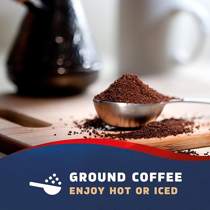 Seattle???Best Coffee, Dark Roast Ground Coffee, 6th Ave Bistro, 100% Arabica, 6 Bags (12 oz Each)