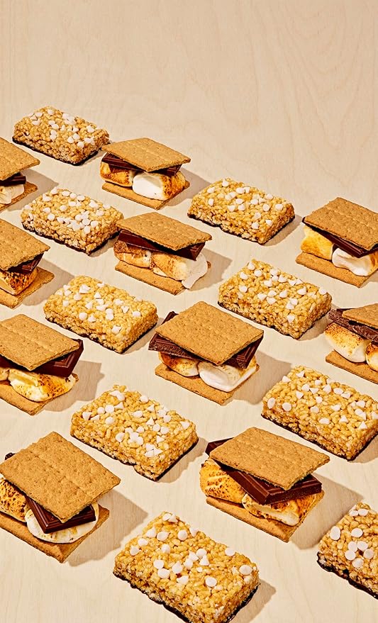 MAGIC SPOON Treats - High Protein Bars, Low Carb, Keto Friendly, 1g of Sugar, Gluten Free, Crispy Treat Cereal Bar, On-The-Go Healthy Snack (1 of each Marshmallow, Chocolate PB, Blueberry Muffin, Double Chocolate, Smores, Salted Caramel)