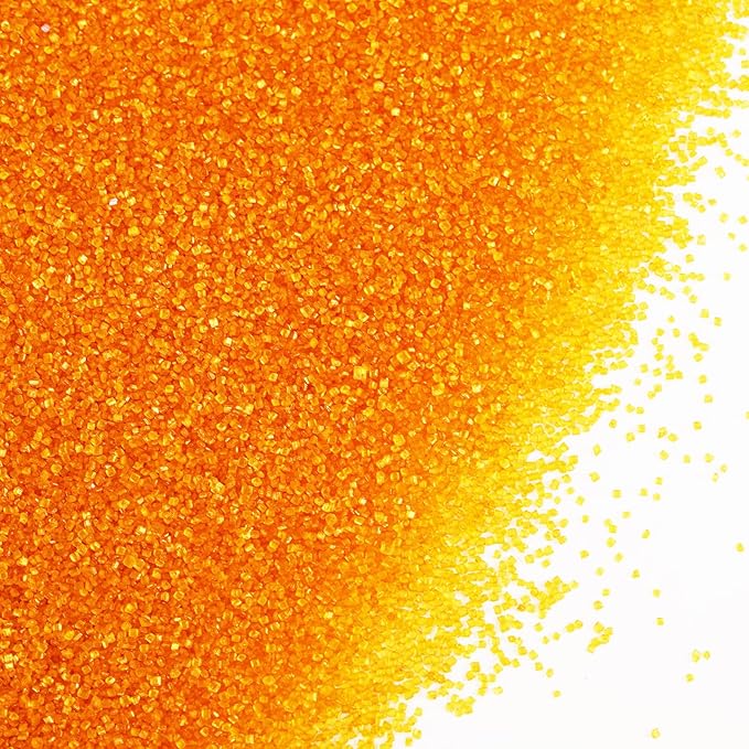 Kasvan Gold Sanding Sugar Sprinkles - Edible Sugar Crystals, Baking Cake Decorations, Ice Cream Toppings cupcake Decorating, Wedding Party Chirstmas Supplies, 85g/3.2oz