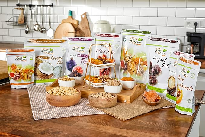 Anna and Sarah Dried Organic Mango Strip, No Sugar Added, No Preservatives, Al-Natural, Premium Quality 8 Oz in Resealable bag