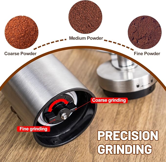 7-in-1 Moka Pot Espresso Set with Electric Stove 3 Cup Aluminum Stovetop Coffee Maker Percolator Italian Classic Mocha Coffee Machine with Hand Grinder Sealing Canister Spoon Portable Camping