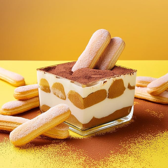 Maestro Massimo Savoiardi Ladyfingers - Classic Italian Lady Finger Cookies for Tiramisu, Premium Lady Fingers for Cake, Desserts & Pastries 7.05 oz (200 gr), Pack of 1