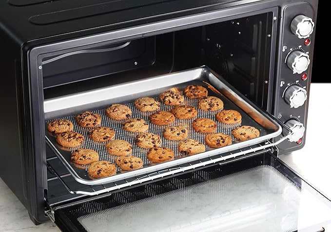 New Star Foodservice Commercial-Grade 18-Gauge Aluminum Sheet Pan/Bun Pan (13 L x18 W x1 H (Half Size) Pack of 12)