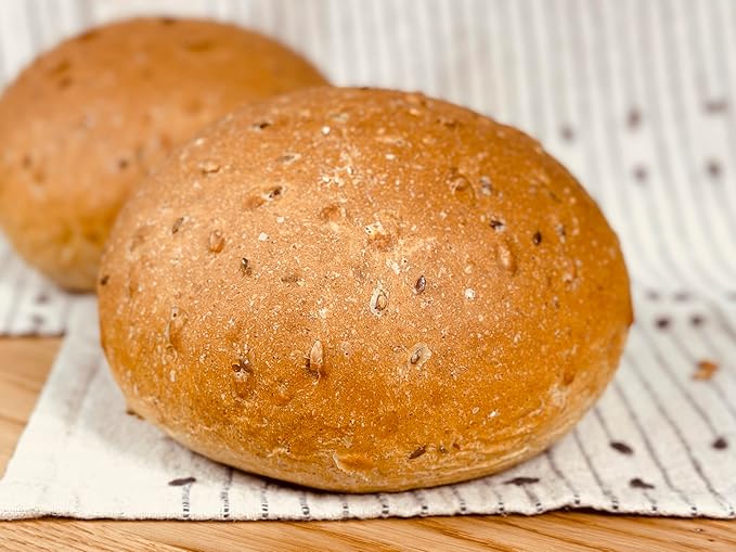 Molibake Multigrain Bread Mix ??Premium All-Natural Baking Mix for Bread Machine and Oven ??15 oz ??Gourmet Blend with Sunflower Seeds, Brown Flax, Pumpkin Seeds, Oat Flakes, Rye, Barley Malt, Wheat Bran ??Easy-to-Use Bread Maker Mix for Homemade Baking