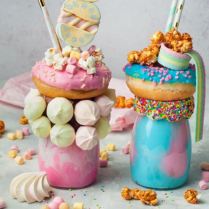 Yupik Cotton Candy Flavored Sprinkles, 2.2 lb (35.2 oz), Low Sugar, Kosher, Cholesterol-Free, Fat-Free, Perfect for Baking and Decorating Ice Cream, Cakes, Cookies, Cupcakes, and Donuts