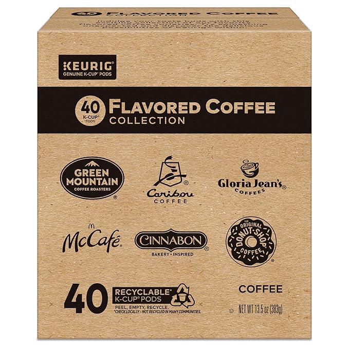 Keurig® Flavored Coffee Variety Pack, Keurig Single Serve K-Cup Pods, 40ct