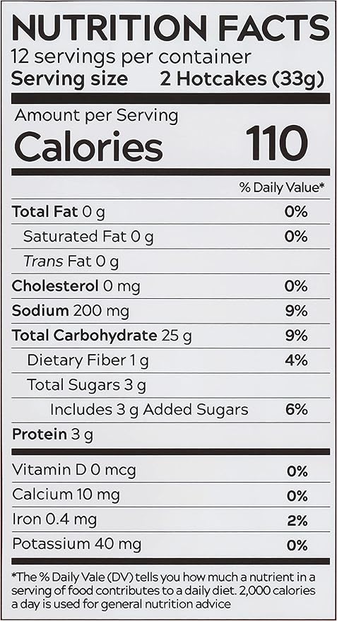 Classic Rolled Hotcakes Crepe Mix by American Table, Made with American-Grown Organic Wheat Flour & Pure Vanilla, French-Style, Non-GMO, Low Sugar, No Preservatives, Quick Prep, Makes 72 Crepes (14 oz, Pack of 3)