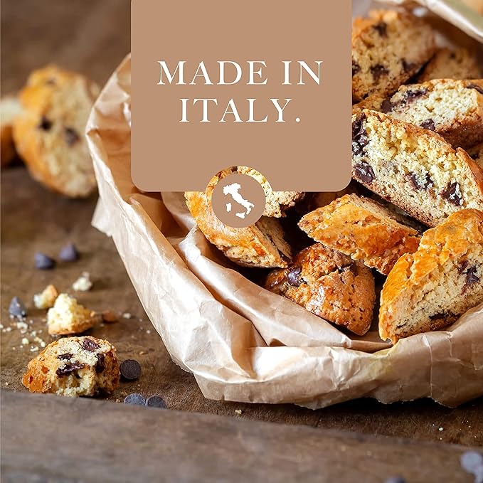 L'Oro Del Sud Chocolate Biscotti, Cantuccini d'Abruzzo, Italian Cookies Madewith Real Quality Ingredients, 200 Gm (7 oz)
