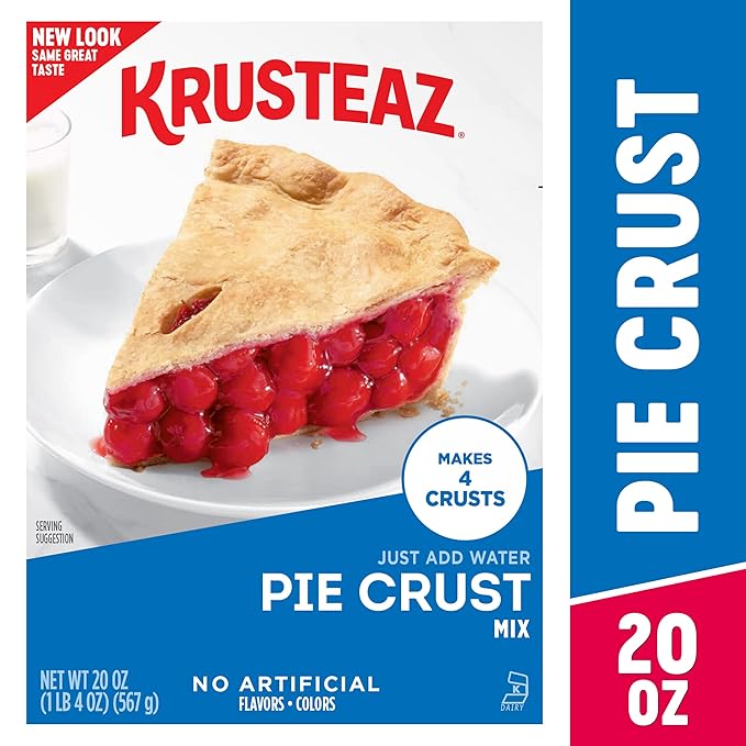 Krusteaz Traditional Light & Flaky Pie Crust Mix, 20 Ounce (Pack of 6)