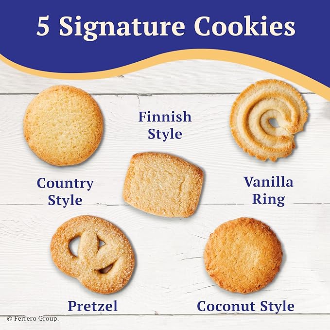 Royal Dansk Danish Butter Cookies, 48oz Exclusive Tin, Traditional Assortment, Made with Real Butter, Perfect for Sharing with Recyclable Tin