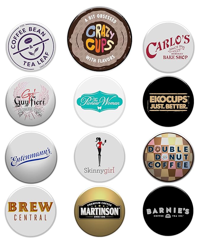 Flavored Decaf Coffee Pods Variety Pack Compatible with Keurig K Cups Brewers, 40 Count, Assorted Decaffeinated Flavored Coffee Sampler(Pack of 1)