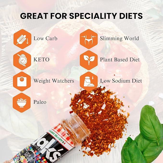 DAK's Spices Everything But Tha' Salt Blend | 100% Salt & Sugar Free | Healthy Seasoning | MSG, Preservative & Potassium Chloride Free | Low Carb & Keto Friendly | Perfect for Adding Flavor to Recipes | 1.5 oz