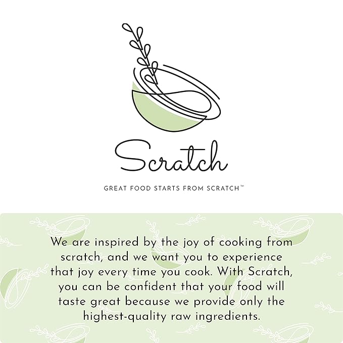 Scratch Diastatic Malt Powder for Baking - (10oz) Dried Barley Malt for Baking Bread - Bread Improver - Premium Baking Ingredients for Breads, Pizzas, Pretzels, Desserts, Shakes and More